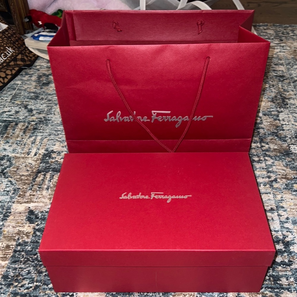 Ferragamo Shoe Box & Bag